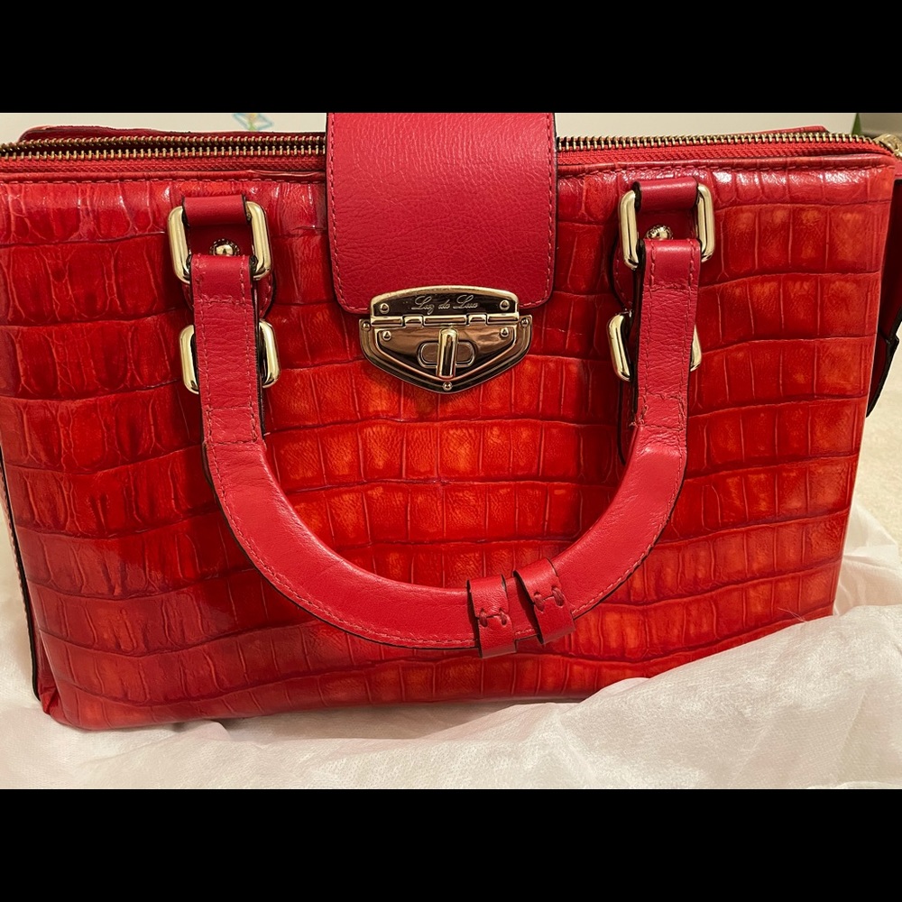 Red ladies’ bag